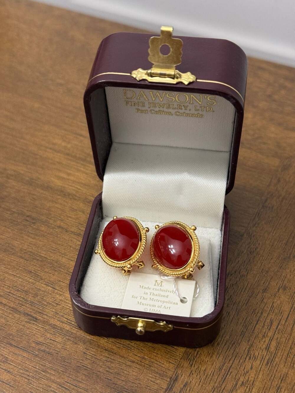 The Met Classical Carnelian Stud Earrings Metropolitan Museum Of Art